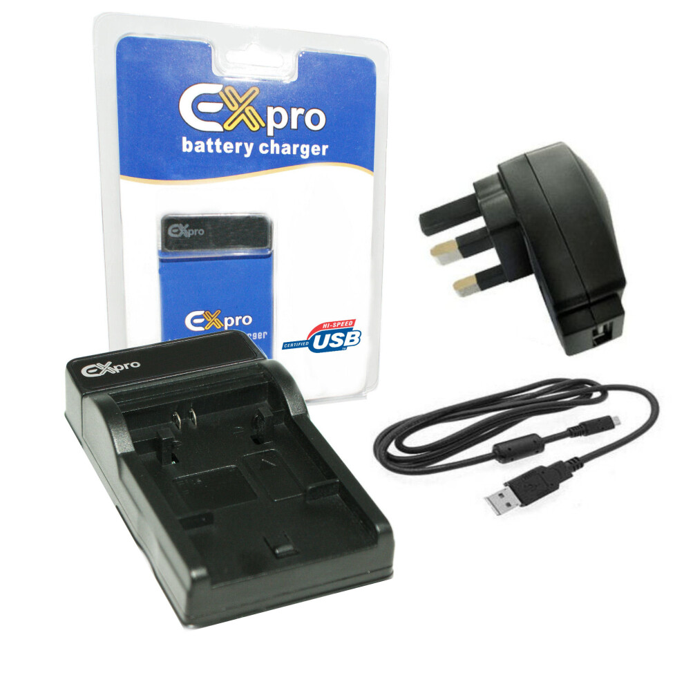 Ex-Proâ® Lp-E17 Ezi-Power Usb Charger & Cable & Mains For Canon Eos 750D, 760D 5055329066478