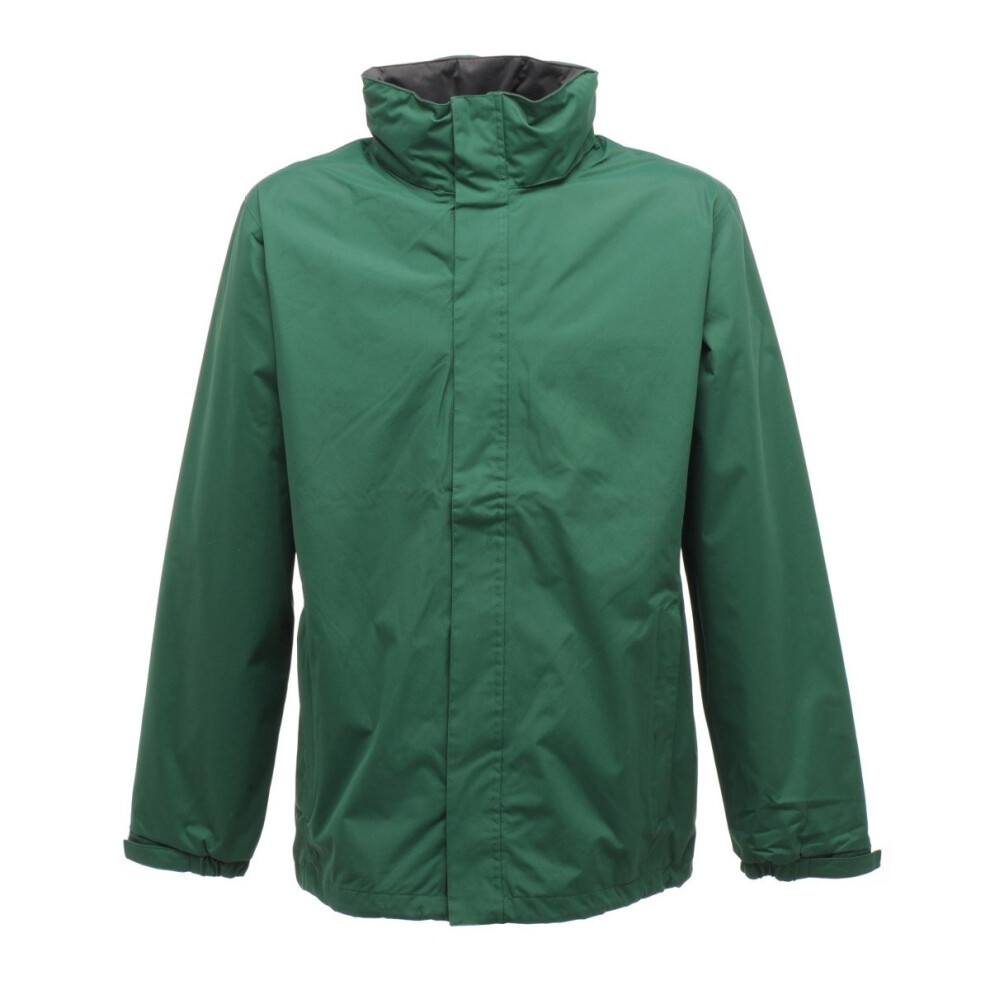 Regatta Professional Men's Ardmore Waterproof Jacket Bottle Green Seal Grey, Size: Xxxl