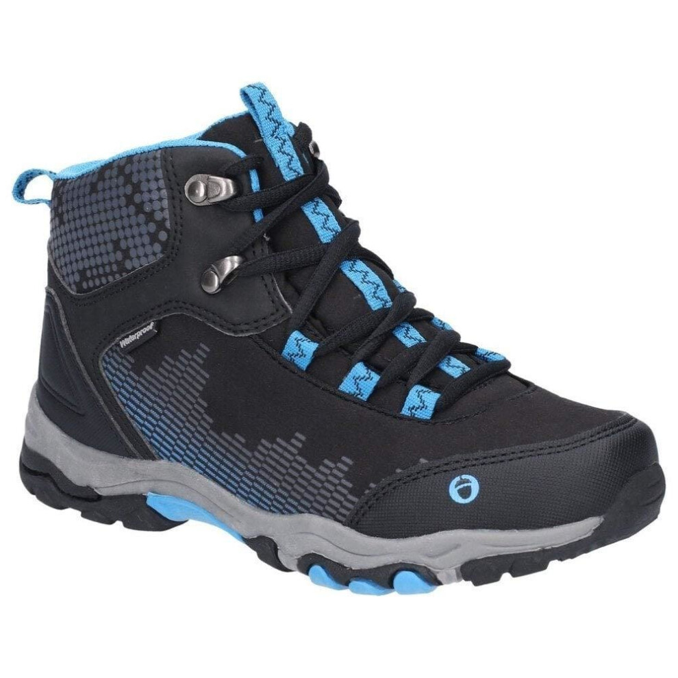 (13 Child UK, Black/Blue) Cotswold Childrens/Kids Ducklington Lace Up Hiking Boots