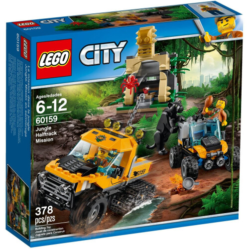 LEGO LEGO City Εξερευνητές Ζούγκλας Αποστολή Ημιτροχών 60159 (378 Τεμάχια)