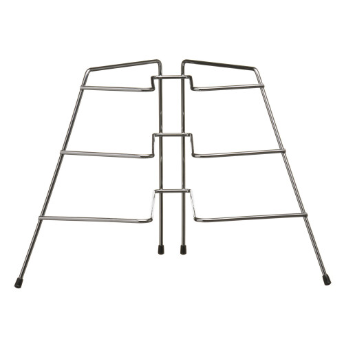 Premier Housewares 5mm Chrome Corner Plate Dish Rack Holder Stand Organiser Storage Sink Drainer