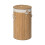 Premier Housewares Kankyo Rnd Nat Bamboo Laundry Hamper W/Liner 36 D X 60Cm 1