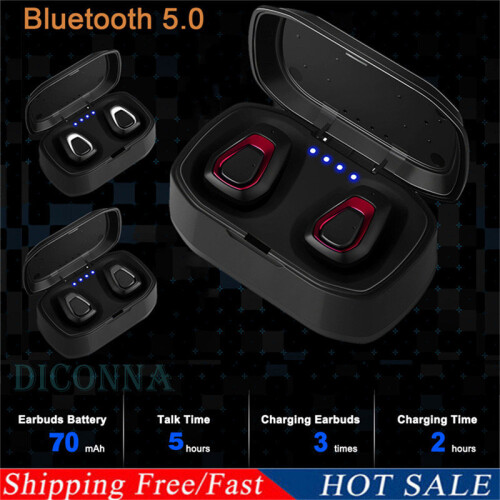 A7 TWS Wireless Bluetooth 5.0 Earphone | Stereo Color Black