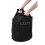 Premier Housewares Black Laundry Bag Dual Handle Clothes Hamper w/ Text Label Polyester Folds Flat 2