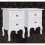 VidaXL vidaXL 2x Nightstands with 2 Drawers MDF White Bedroom Bedside Table Cabinet 4