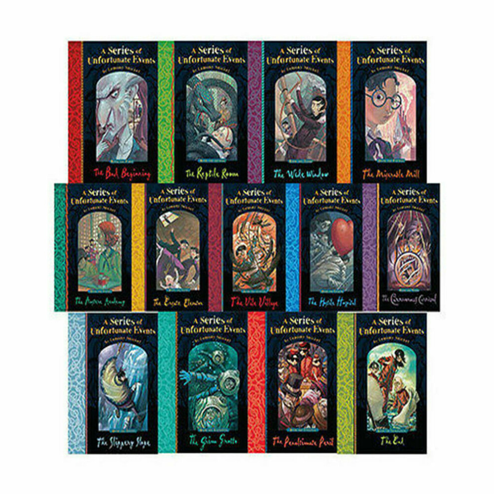 Lemony Snicket Of Unfortunate Events Series 13 Books Collection Set