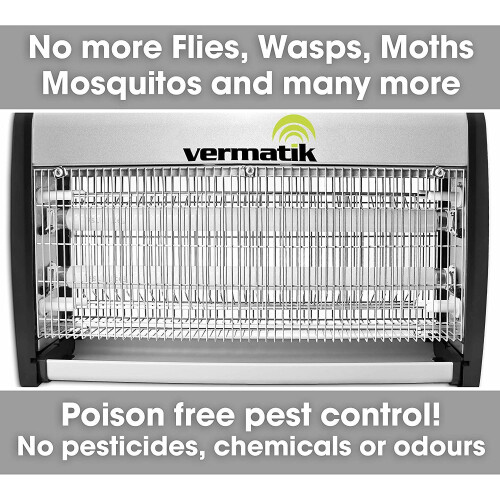 Vermatik Insect Fly Killer Electronic Bug Zapper UV Light for Insects Mosquito 39W 2