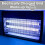 Vermatik Insect Fly Killer Electronic Bug Zapper UV Light for Insects Mosquito 39W 4
