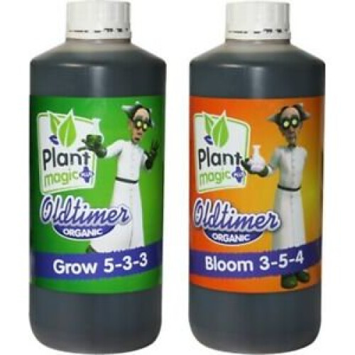 (1L Set) Plant Magic - Oldtimer Organic Grow + Bloom