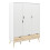 Wardrobe - 3 Doors 3 Drawers in White and Oak 1