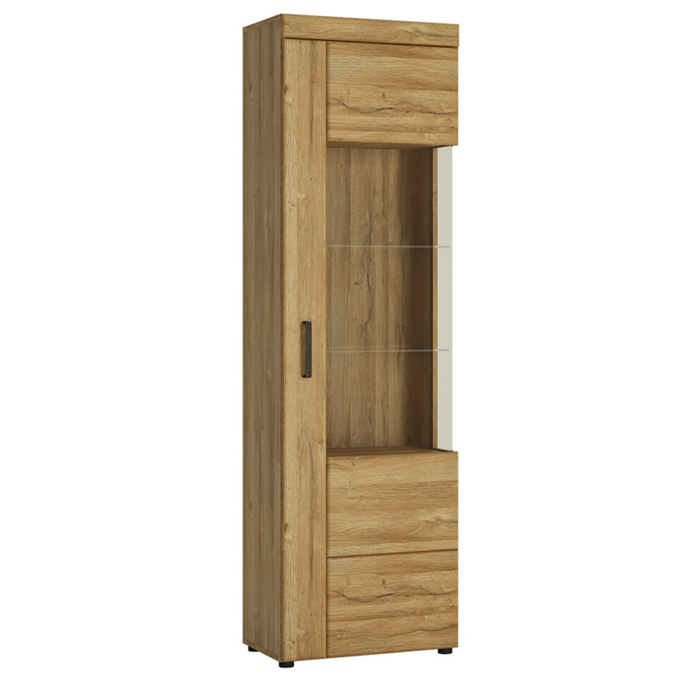 Tall glazed display cabinet (RH)
