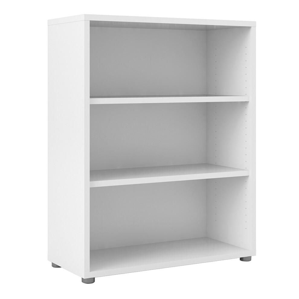 Bookcase 2 Shelves in White