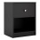 Bedside 1 Drawer in Black 1