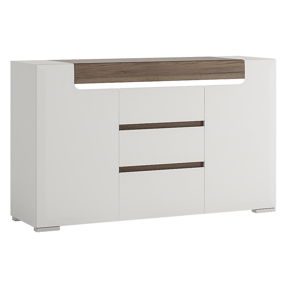 2 Door 3 Drawer Sideboard (inc Plexi Lighting)