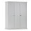 Wardrobe with 3 Doors in White 1