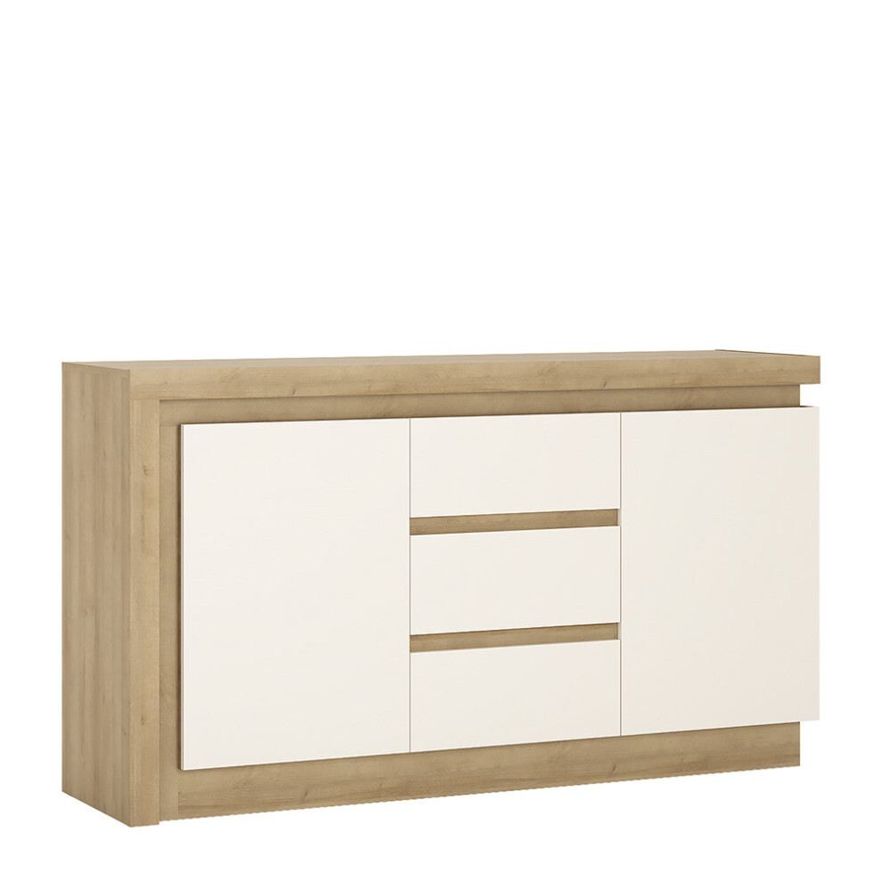 2 door 3 drawer sideboard (including LED lighting)