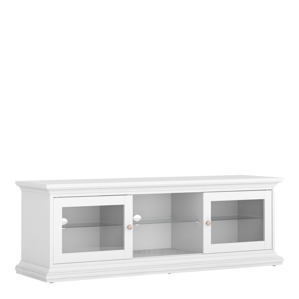 Paris TV Unit Wide 2 Doors 1 Shelf