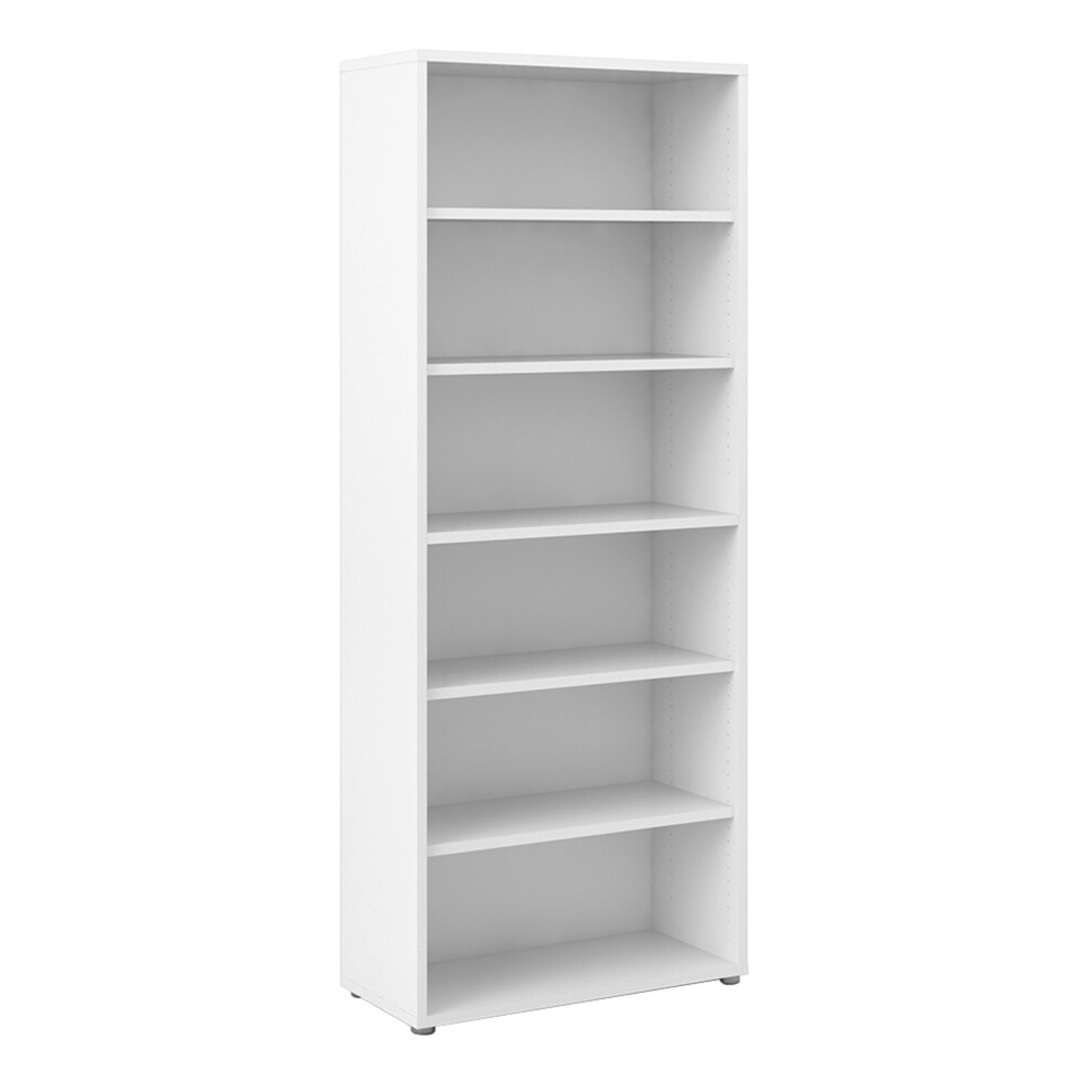 Bookcase 5 Shelves in White