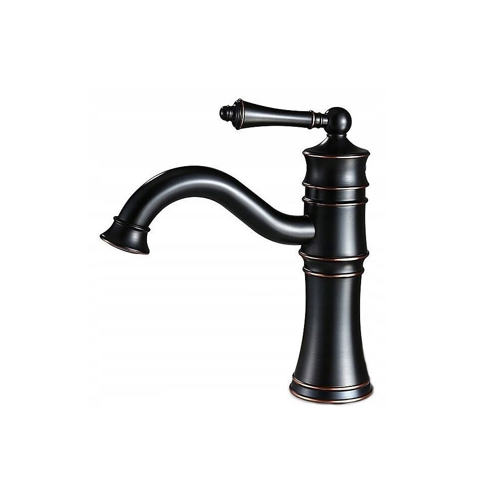 (Standard) Single Handle Vintage Basin Retro Old Tap Mixer Bathroom Standing Faucet 5902557331703