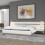 Kingsize Bed in white gloss with an Oak trim with Lift Up Function 4
