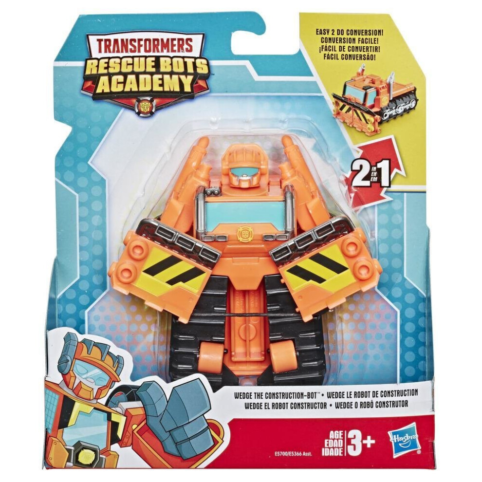 Playskool Heroes Transformers Rescue Bots Academy Wedge The Construction Bot