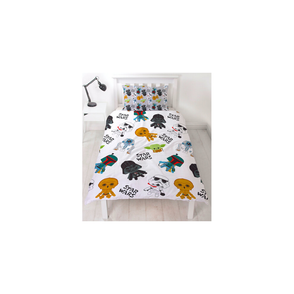 Star Wars Minis Reversible Single Duvet Cover Set