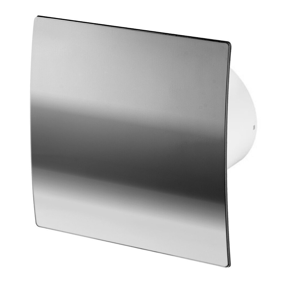 Awenta (Inox) 100Mm Pull Cord Extractor Fan Front Panel Escudo Wall Ceiling Ventilation