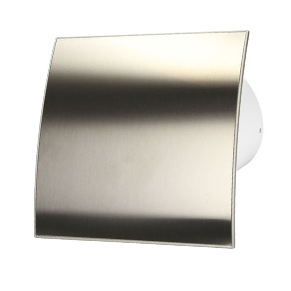 Awenta (Inox) 125Mm Timer Extractor Fan Front Panel Escudo Wall Ceiling Ventilation