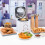 Progress 1L Compact 950W White Deep Fat Fryer with Removeable Basket Easy Clean 2