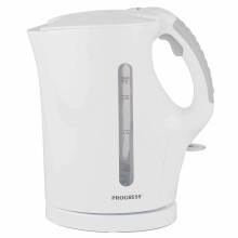Progress 1.7L White Plastic 2200W Cordless Kettle With Soft Grip Handle Auto Off