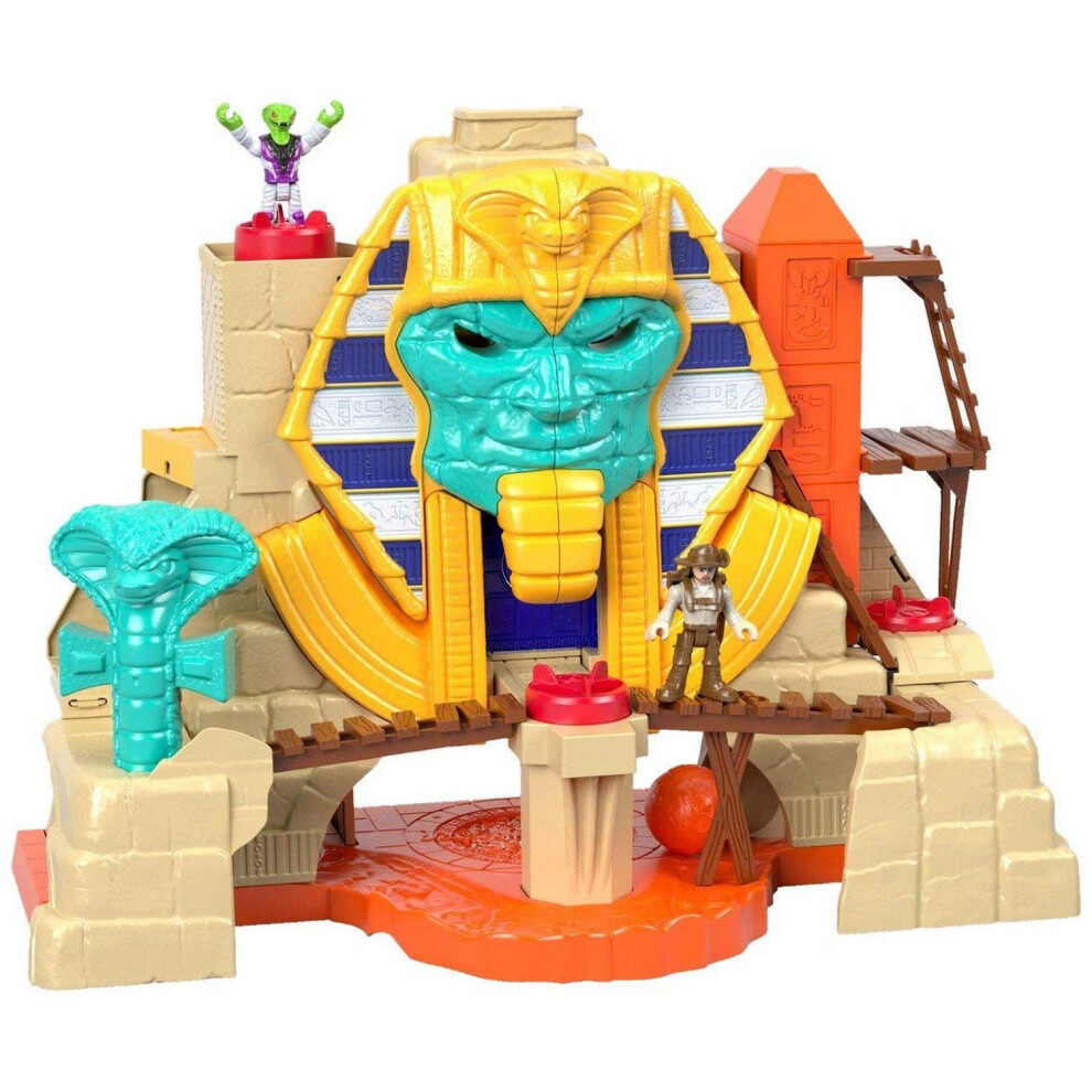 Fisher-Price Imaginext Serpent Strike Treasure Hunters Pyramid Childrens Playset