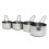 Set of 4 Stainless Steel Measuring Cups Set Kitchen Baking Cooking Loop Handle 1