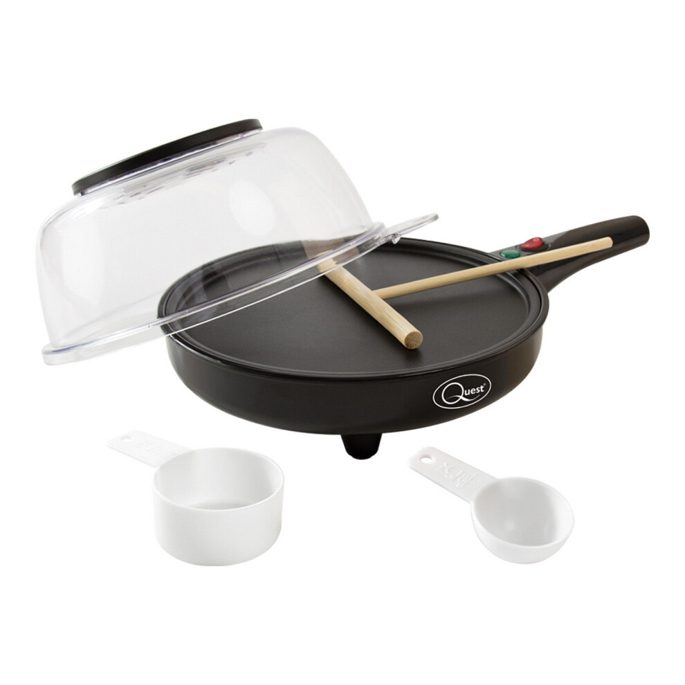 Quest 34400 2-In-1 Popcorn & French Crêpe Pancake Maker / Non-Stick
