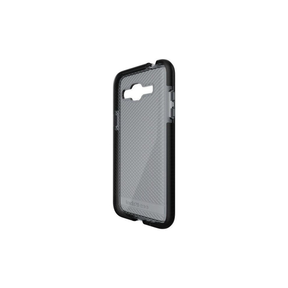 Tech21 Evo Check Drop Proof Case Skin for Galaxy J3 Smokey Black