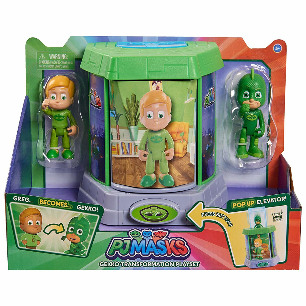 PJ Masks Transforming Figures Playset - Gekko