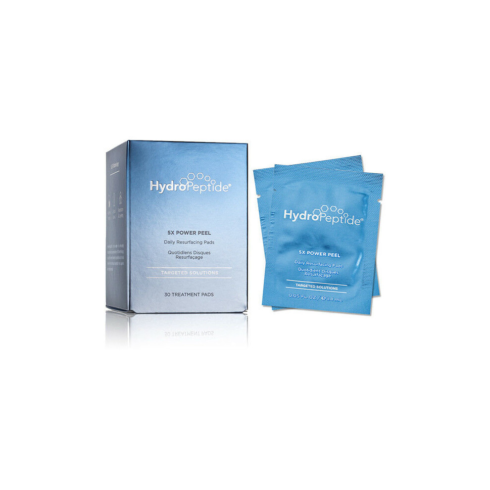 Hydropeptide 5X Power Peel Daily Resurfacing Pads 0.05 Oz / 14 Ml 30ct