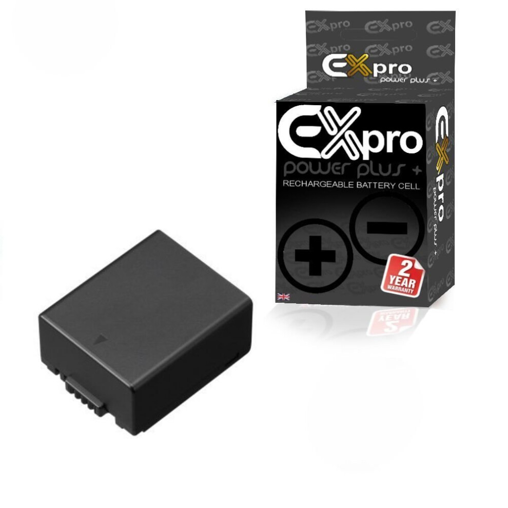 Ex-Pro Digital Camera Battery (Dc Cable) Vw-Vbn130e-K For Panasonic Hdc-Hs900 5055329073575