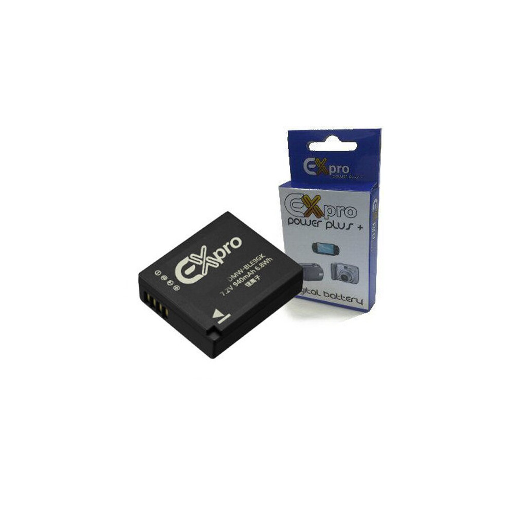 Ex-Pro Digital Camera Battery Dmw-Ble9 Dmw-Ble9gk For Panasonic Lumix Dmc-S6 5055329073551
