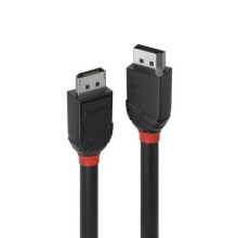 Lindy DisplayPort 1.2 kábel 0,5 m, fekete vonal, 36490