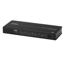 Aten HDMI-switch 4K, 4-port, 60Hz, 3m, 18Gbps, metal, sort, VS481C-AT-G