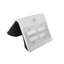 Luceco IP44 Rated Solar Guardian Floodlight, White