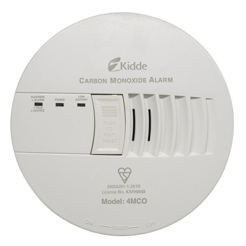 KIDDE Kidde 4MCO Carbon Monoxide Alarm, Mains Powered