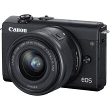 CANON EOS M200 Schwarz KIT EF-M 15-45mm F3.5-6.3 IS STM Schwarz