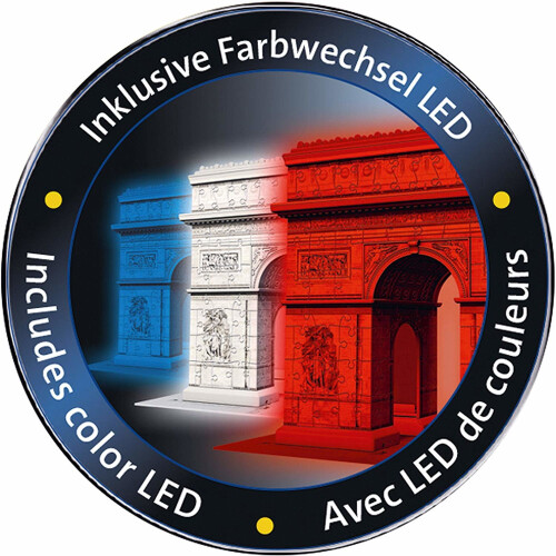 Ravensburger Ravensburger Arc De Triomphe - Night Edition, 216pc 3D Jigsaw Puzzle 2