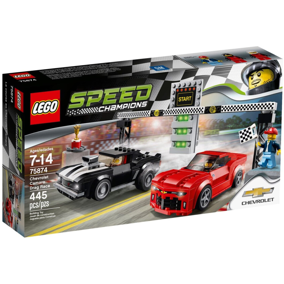 LEGO Speed Champions Chevrolet Camaro Drag Race 75874