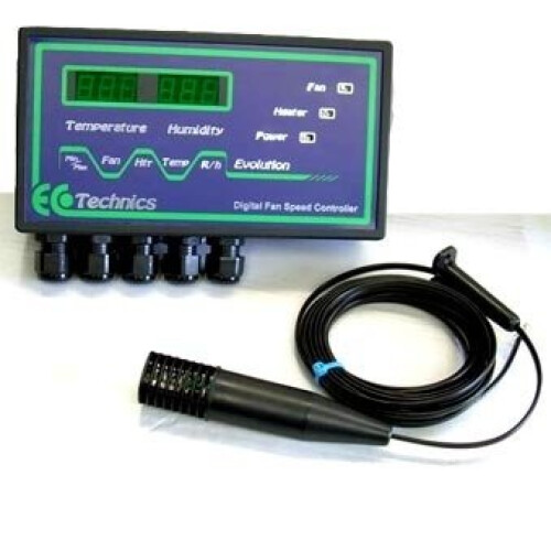 Ecotechnics Evolution Digital Fan Speed Controller Temperature Humidity Control