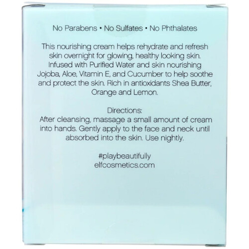 e.l.f. E.L.F., Nourishing Night Cream, (50g) 1