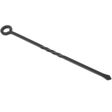Manor Cast Iron Eye Fire Poker Black 460mm 18''