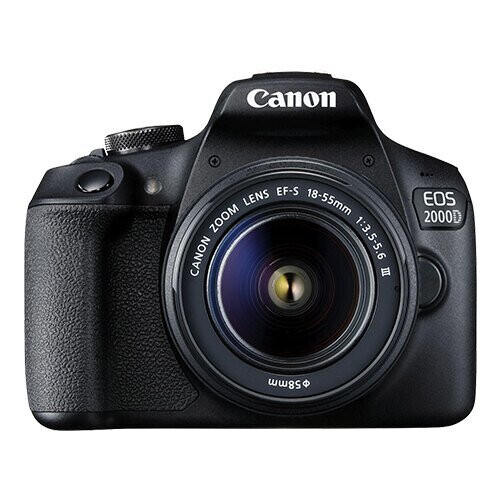 CANON EOS 2000D DSLR Camera With EF-S 18-55mm F3.5-5.6 III Lens Kit