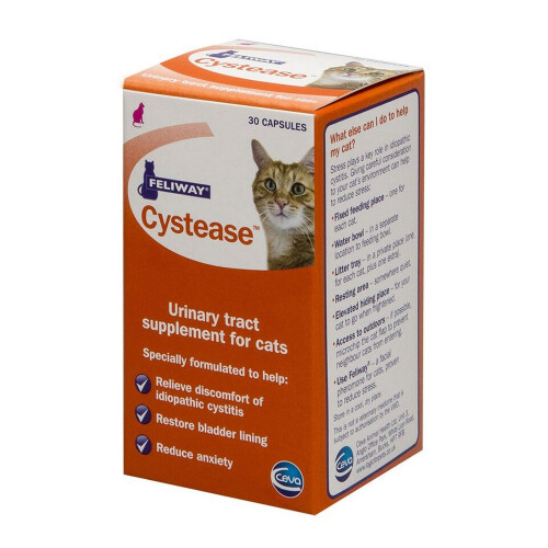 Feliway (300 Pack, May Vary) Feliway Cystease Cat Tablets